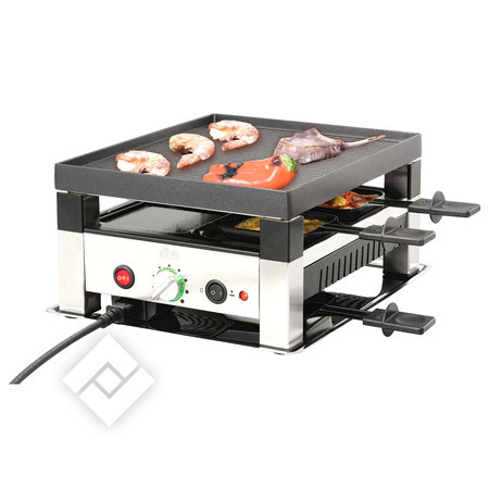 SOLIS Raclette / Pierre à griller / Crêpière 5 IN 1 TABLE GRILL FOR 4 SOLIS Raclette / Pierre à griller / Crêpière 5 IN 1 TABLE GRILL FOR 4