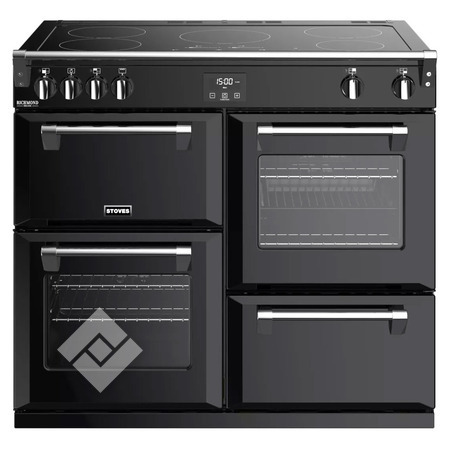 STOVES Cuisinière induction, vitrocéramique ou électrique RICHMOND S110 BLACK STOVES Cuisinière induction, vitrocéramique ou électrique RICHMOND S110 BLACK