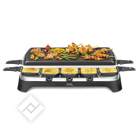 TEFAL Raclette / Steengrill / Pannenkoekenmaker RE45A812 TEFAL Raclette / Steengrill / Pannenkoekenmaker RE45A812