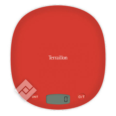 TERRAILLON Balance alimentaire, balance de précision MACARON+ RE-CYCLE RED TERRAILLON Balance alimentaire, balance de précision MACARON+ RE-CYCLE RED