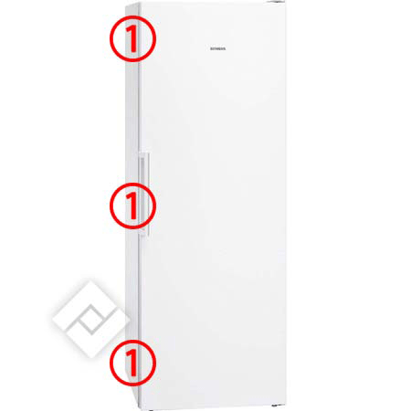 Siemens GS58NDWDP, Free Standing Freezer