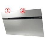 ELICA STRIPE 90 INOX