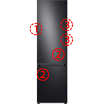 SAMSUNG BESPOKE RB38C7B6AB1/EF