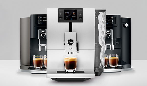 Drie verschillende JURA koffiemachines