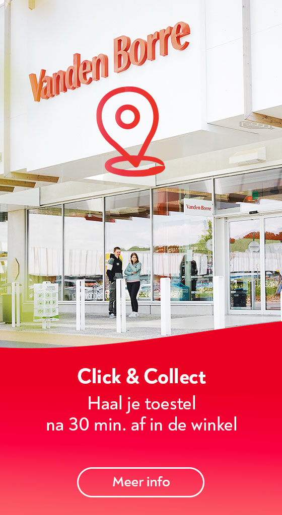 Click&Collect: je toestel na 30 min. in de winkel