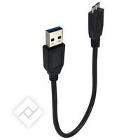 ACCSUP CABLE USB/MICRO B 20CM