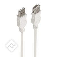 ACCSUP USB-A EXTENSION 3M WHITE