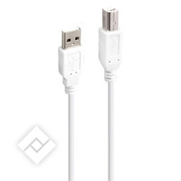 ACCSUP USB-A/USB-B 1.8M WHITE