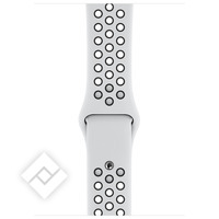APPLE 44MM PURE PLATINUM/BLACK NIKE SPORT BAND - S/M & M/L