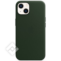 APPLE IPHONE 13 LEATHER CASE MAGSAFE - SEQUOIA GREEN