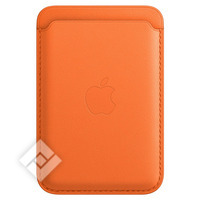 APPLE IPH LEATHER WALLET ORANGE