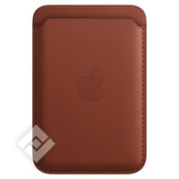 APPLE IPH LEATHER WALLET UMBER