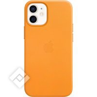 APPLE IPHONE 12 MINI LEATHER CASE WITH MAGSAFE CALIFORNIA POPPY