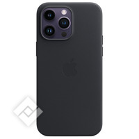 APPLE IPH14PROMAX LEATHER BLACK