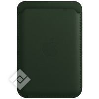 APPLE IPHONE LEATHER WALLET MAGSAFE - SEQUOIA GREEN