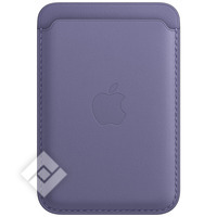 APPLE IPHONE LEATHER WALLET MAGSAFE - WISTERIA