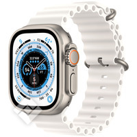 APPLE WATCH ULTRA GPS + CELLULAR, 49MM TITANIUM CASE WITH WHITE OCEAN BAND