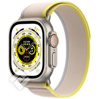 APPLE WATCH ULTRA GPS + CELLULAR, 49MM TITANIUM CASE WITH YELLOW/BEIGE TRAIL LOOP -M/L