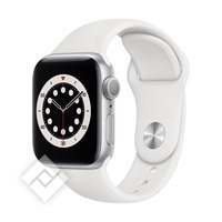 APPLE WATCH SERIES 6 40MM SILVER ALU WHITE SPORTBAND