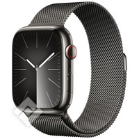 APPLE  Watch Series 9 GPS + Cellular 45mm Graphite Stainless Steel Case with Graphite Milanese Loop