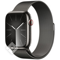 APPLE  Watch Series9 GPS + Cellular 45mm Graphite Stainless Steel Case with Graphite Milanese Loop