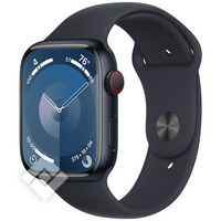 APPLE  Watch Series9 GPS + Cellular 45mm Midnight Aluminium Case with Midnight Sport Band - M/L