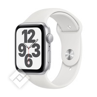 APPLE WATCH SE (2020) GPS 44MM SILVER ALU, WHITE SPORT BAND (MYDQ2NF/A)