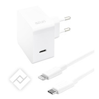 AZURI PD-QC CHARGER 18W USB-C +   USB-C to lightening cable