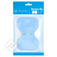Bluetens PACK OF 3 ECLECTRODES BUTTERFLY FOR WIRELESS CLIP