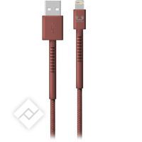 FRESH N REBEL USB - APPLE LIGHTNING CABLE 2M SAFARY RED