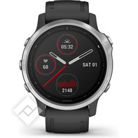 GARMIN FENIX 6S SILVER, BLACK BAND