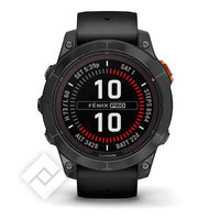 GARMIN FENIX 7 PRO SOLAR GLASS SLATE GRAY WITH BLACK BAND