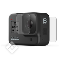 GOPRO TEMPERED GLASS LENS + SCREEN PROTECTORS FOR HERO 8