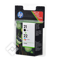 HP 21 BLACK + 22 COLOR