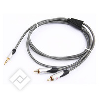 Audiokabel / fiche 2RCA / JACK 3.5MM 3M