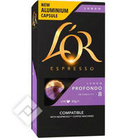 LOR BARISTA ESPRES LUNGO PROFOND X10