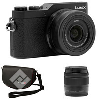 PANASONIC LUMIX DC-GX800 + 12-32MM + 35-100MM + BAG BLACK