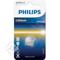 PHILIPS LITHIUM CR1616 X1