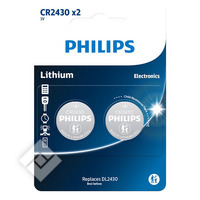 PHILIPS LITHIUM CR2430 X2