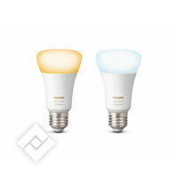 PHILIPS HUE HUE STANDAARDLAMP - WARM TOT KOELWIT LICHT - 2-PACK