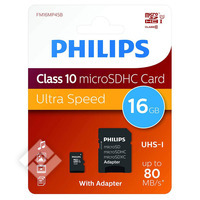 PHILIPS MICROSDHC 16GB +ADAPTER