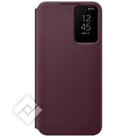 SAMSUNG CLEAR VIEW COVER BURGANDY S22PLUS