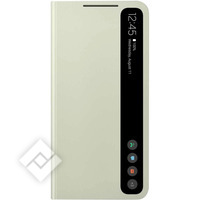 SAMSUNG CLEAR VIEW COVER OLIVE GREEN FOR GAL S21 FE (5G)