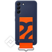 SAMSUNG SILICONE COVER WITH STRAP NAVY S22+