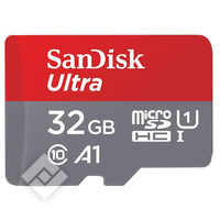 Carte SD, micro-SD ou autre carte mémoire MICROSDHC 32GB ULTRA A1