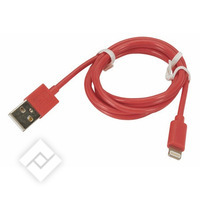 TEMIUM CABLE LIGHTNING 1M RED