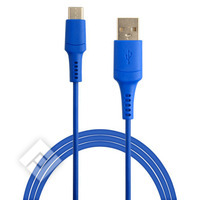 TEMIUM CABLE USB C 1M BLUE