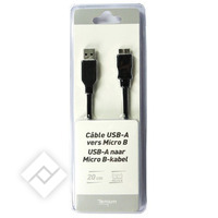 TEMIUM USB A / MICROUSB 20CM