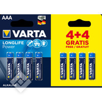 Batterijen LL POWER AAA LR03 4+4