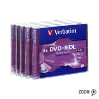 VERBATIM DVD+R DL X5